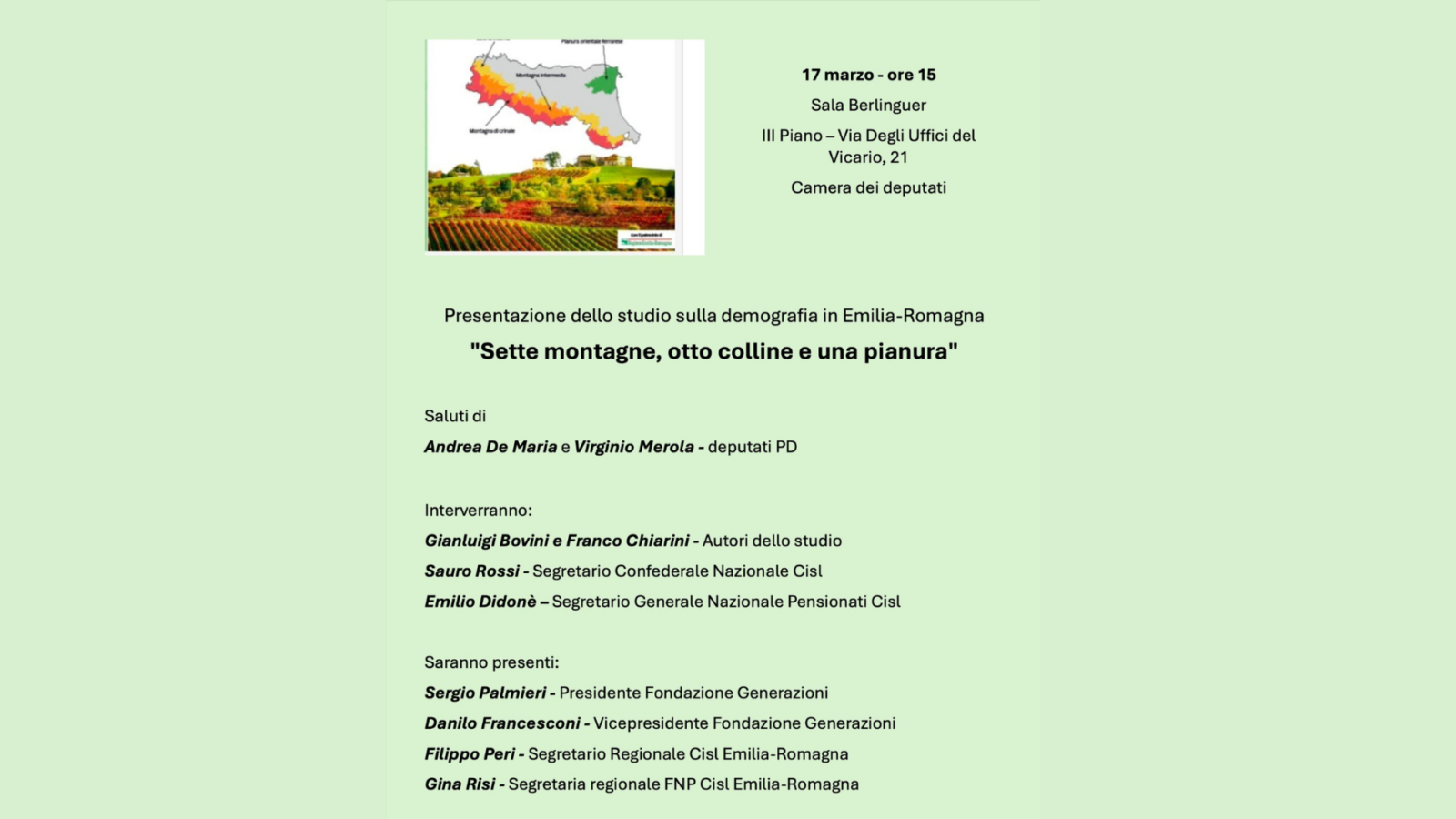Demografia in Emilia Romagna