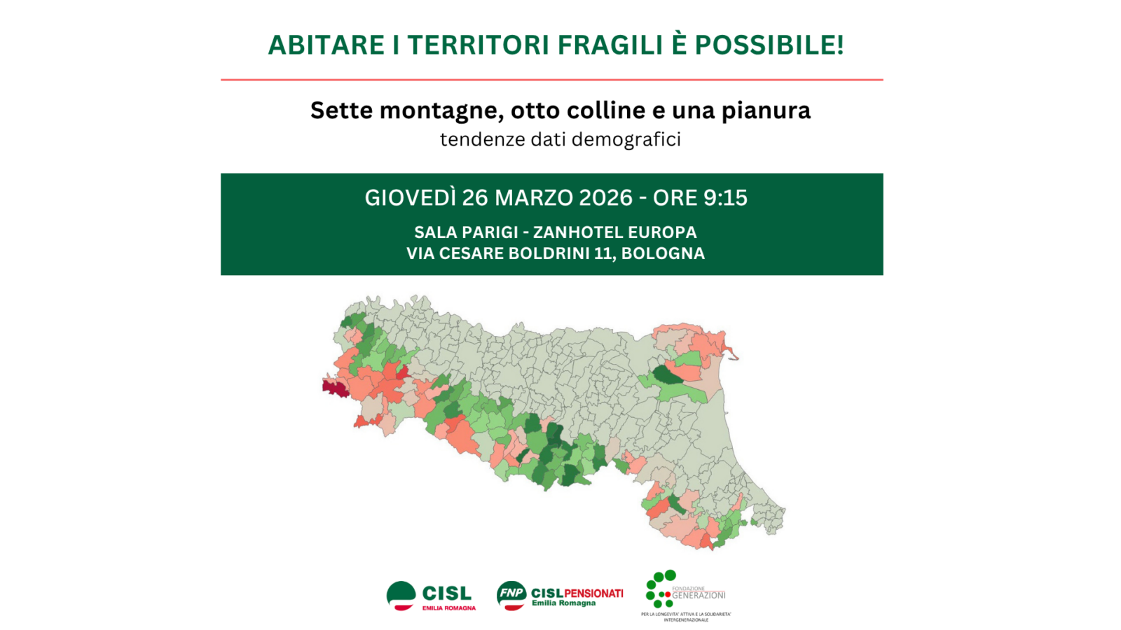 Territori fragili evento Bologna